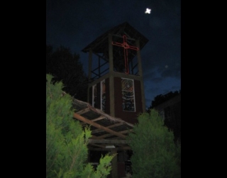 El campamento de noche